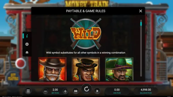 Money Train 2 Wild Symbols